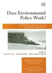Tapa de Does environmental policy work?