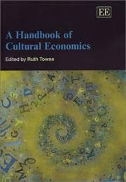 Tapa de A handbook of cultural economics