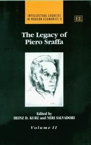 Tapa de The legacy of Piero Sraffa