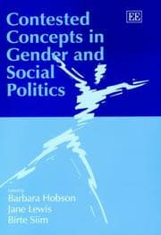 Tapa de Contested concepts in gender and social politics