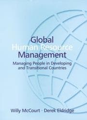 Tapa de Global human resource management