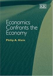 Tapa de Economics confronts the economy