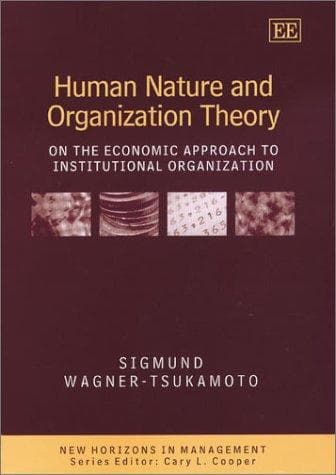 Tapa de Human Nature and Organization Theory