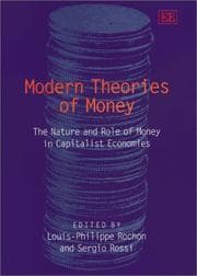 Tapa de Modern theories of money