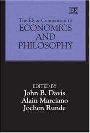 Tapa de The Elgar companion to economics and philosophy