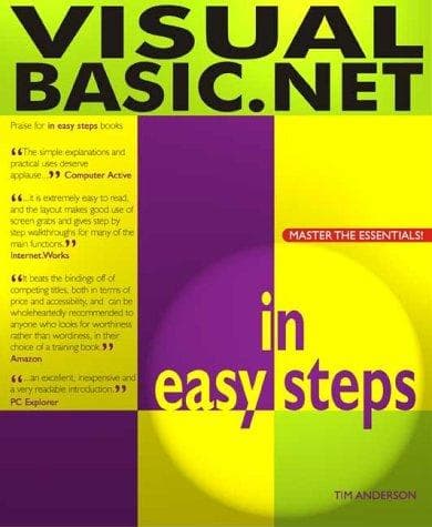 Tapa de Visual Basic.NET in Easy Steps
