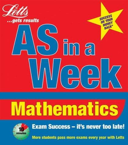 Tapa de Mathematics (Revise AS Level in a Week)