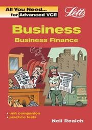 Tapa de Business Finance (All You Need for Vocational A-level: Business)
