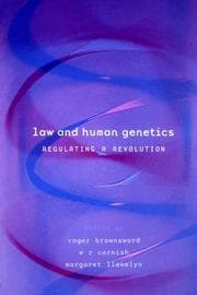 Tapa de Law and human genetics
