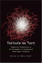 Tapa de Torture as Tort