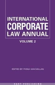 Tapa de International Corporate Law Annual (International Corporate Law)