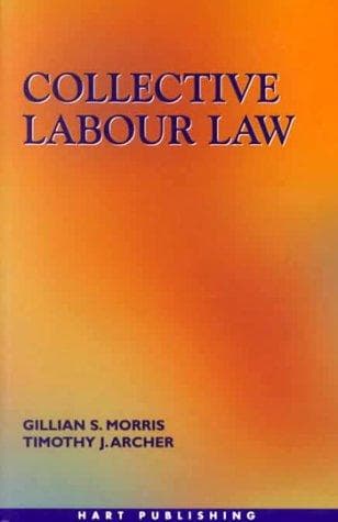 Tapa de Collective labour law