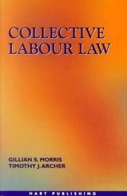 Tapa de Collective labour law