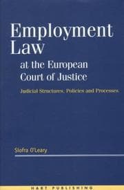 Tapa de Employment law at the European Court of Justice