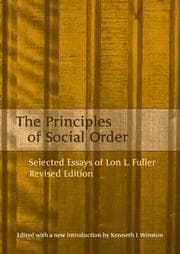 Tapa de The principles of social order