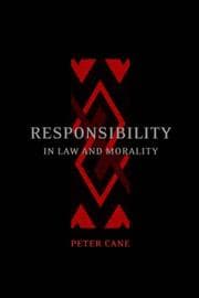 Tapa de Responsibility in law and morality