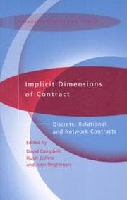 Tapa de Implicit dimensions of contract