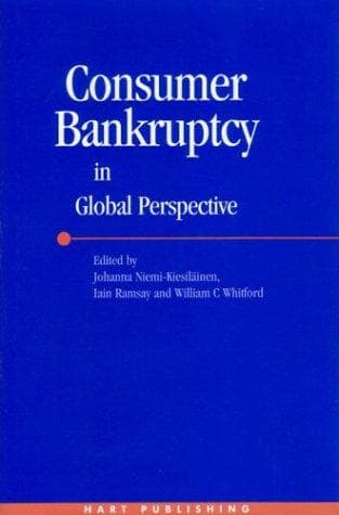 Tapa de Consumer bankruptcy in global perspective