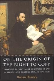 Tapa de On the Origin of the Right to Copy
