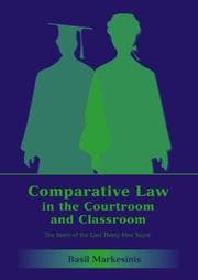 Tapa de Comparative law in the courtroom and classroom