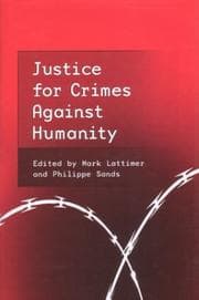 Tapa de Justice for crimes against humanity