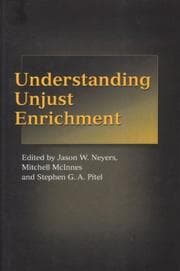 Tapa de Understanding unjust enrichment