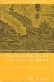Tapa de European Union Law And Defence Integration (Modern Studies in European Law)