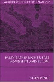 Tapa de Partnership rights, free movement, and EU law