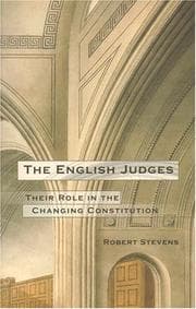 Tapa de The English Judges