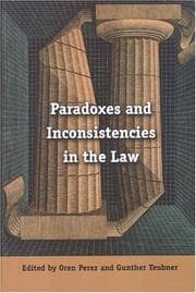 Tapa de Paradoxes and inconsistencies in the law