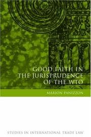 Tapa de Good Faith in the Jurisprudence of the Wto