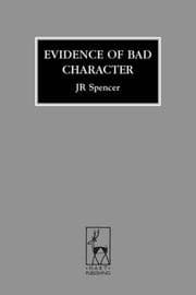 Tapa de Evidence of Bad Character (Criminal Law Library)