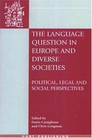 Tapa de Language Question in Europe and Diverse Societies