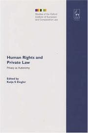 Tapa de Human Rights and Private Law