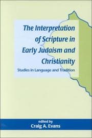 Tapa de Interpretation Of Scripture In Early Judaism And Christianity