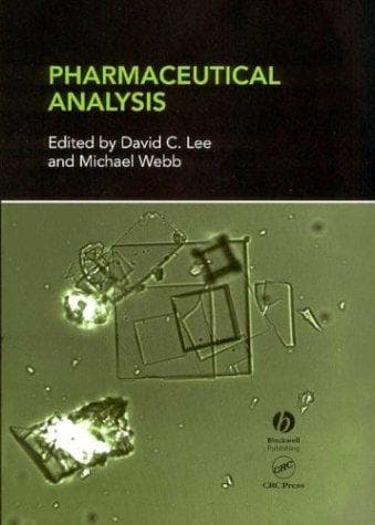 Tapa de PHARMACEUTICAL ANALYSIS; ED. BY DAVID C. LEE
