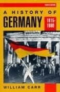 Tapa de A history of Germany, 1815-1990