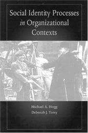 Tapa de Social Identity Processes in Organizational Contexts