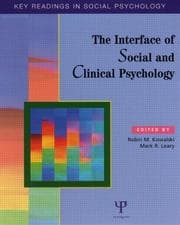 Tapa de The Interface of Social and Clinical Psychology