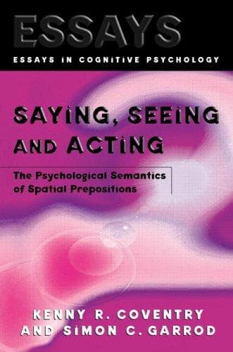 Tapa de Saying, seeing, and acting