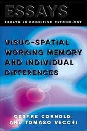 Tapa de Visuo-Spatial Working Memory and Individual Differences (Essays in Cognitive Psychology)