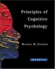 Tapa de Principles of cognitive psychology