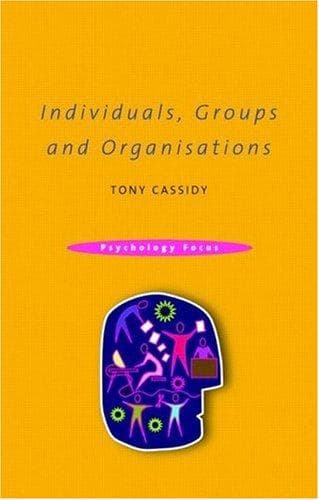 Tapa de Individuals, Groups and Organizations