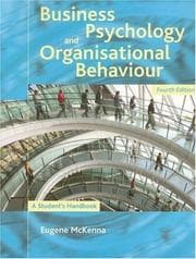 Tapa de Business psychology and organisational behaviour