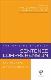 Tapa de The on-line study of sentence comprehension