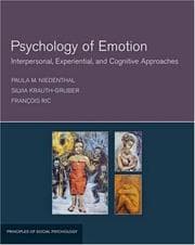 Tapa de Psychology of emotion