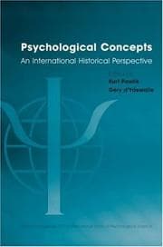Tapa de Psychological Concepts
