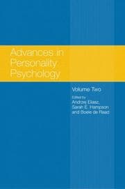 Tapa de Advances in personality psychology