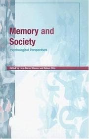 Tapa de Memory and society