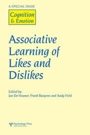 Tapa de Associative Learning of Likes and Dislikes (Special Issue of Cognition & Emotion)